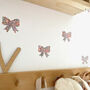 Liberty Fabric Bow Wall Stickers, thumbnail 9 of 11