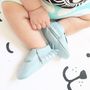 'Cutie Bluetootie' Baby And Toddler Moccasins, thumbnail 1 of 4