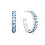 Sophie Turquoise Silver Chunky Earrings, thumbnail 1 of 2