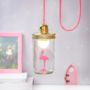 Personalised Neon Flamingo In A Jar Lamp, thumbnail 3 of 4