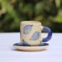 Leaf Ceramic Espresso Cup And Saucer, thumbnail 1 of 3