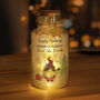 Personalised Gonk Christmas Scene LED Glass Jar – Christmas Ornament, thumbnail 2 of 5