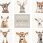 Baby Animal Portrait Prints, thumbnail 1 of 4