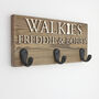 Personalised Walkie's And Names Dog Lead Holder, thumbnail 9 of 12