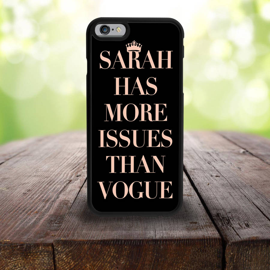 More Issues Than Vogue iPhone Case, 1 of 2
