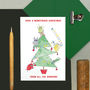 Personalised Have A Monstrous Christmas Card, thumbnail 1 of 3