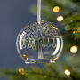 Personalised Birthstone Family Tree Glass Dome Bauble, thumbnail 3 of 4