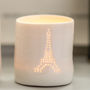 Porcelain Eiffel Tower Tea Light, thumbnail 2 of 2