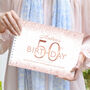 Rose Gold 50th Birthday Book, thumbnail 1 of 11