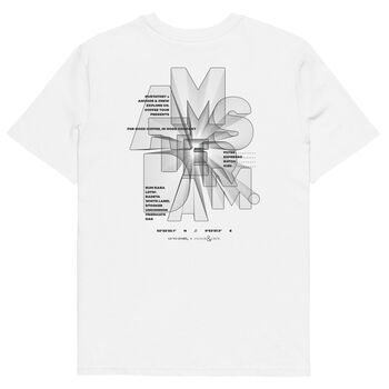 Amsterdam Coffee Scene Cotton Embroidered T Shirt, 2 of 12