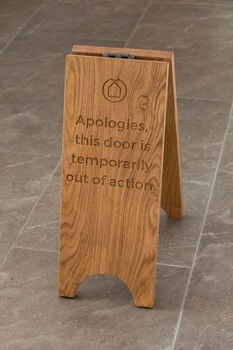 Personalised Solid Oak A Board |Perfect For Hotels Or Shops, 4 of 12