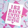 Personalised Baby Countdown Card, thumbnail 1 of 3