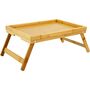 Portable Bamboo Tray With Folding Legs, thumbnail 3 of 6