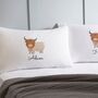 Highland Cow Personalised Pillowcase Set, thumbnail 2 of 2