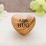 A Little Hug, Tiny Hug Token, Olive Wood, thumbnail 1 of 6