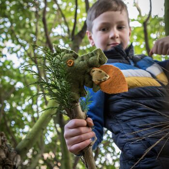 Fire Breathing Felt Dragon Puppet And Nest, 10 of 12