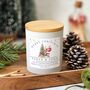 Merry Christmas Personalised Luxury Handmade Candle Gift Set, thumbnail 5 of 7