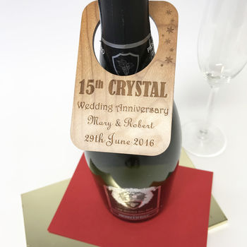 Personalised Anniversary Meaning Wine Bottle Label, 6 of 12