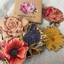 Scottish Thistle Floral Wooden Decoration Keepsake, thumbnail 3 of 3