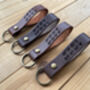 Personalised Genuine Leather Tray, Keychain, thumbnail 7 of 11