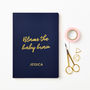 Personalised Baby Brain Foiled Notebook, thumbnail 3 of 9