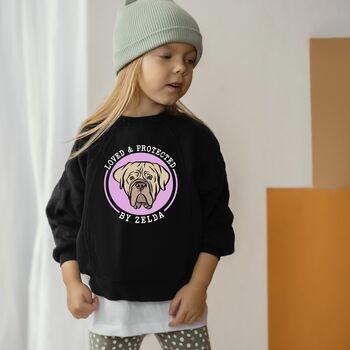 Digue De Bordeaux Kids Sweatshirt, 2 of 7