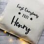 Personalised Baby's First Christmas 2024 Eve Sack, thumbnail 4 of 5