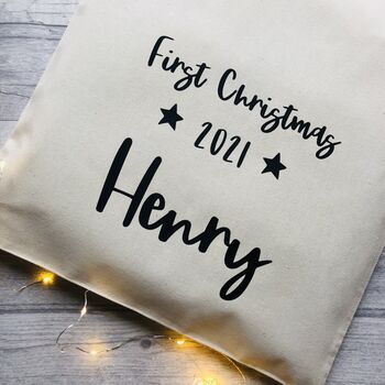 Personalised Baby's First Christmas 2024 Eve Sack, 4 of 5