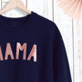 Mama And Mini Mother And Daughter Sweatshirt Set, thumbnail 3 of 7