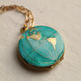 World Map Personalised Atlas Planet Earth Locket, thumbnail 7 of 10