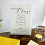 Classic Personalised Cheese Sign Opaque, thumbnail 3 of 6