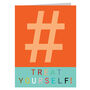 Mini Hashtag Treat Yourself Card, thumbnail 2 of 5