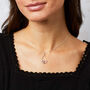 Rose Gold And Sterling Silver Love Bird Necklace, thumbnail 1 of 3