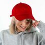 Embroidered Love Slogan Cap, thumbnail 4 of 4