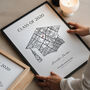 Personalised Graduation Gift – Custom University Map Print, thumbnail 2 of 5