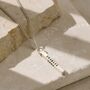 Personalised Men's Silver Bar Necklace, thumbnail 3 of 6