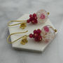 Murano Venetian Glass And Ruby Gold Earrings, thumbnail 4 of 4