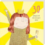 30th Birthday Brilliant Girl Card, thumbnail 1 of 1