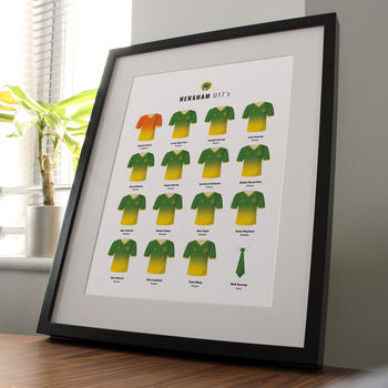 Personalised Junior Football Team Kit Print, 4 of 7