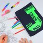 Neon Initial Pencil Case, thumbnail 1 of 6