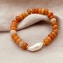 Red Aventurine And Freshwater Pearl Bracelet, thumbnail 2 of 5