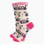 Cat Lover Bamboo Socks Women's Christmas Cracker Hanging Tree Decoration, thumbnail 3 of 5