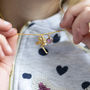 Personalised Gold Plated Fairy Birthstone Necklace, thumbnail 3 of 8