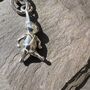 Lucky Rabbit Keyring In Sterling Silver, thumbnail 4 of 5