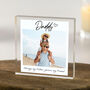 Personalised Daddy Photo Acrylic Keepsake Block, thumbnail 1 of 3
