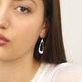 Sterling Silver Sway Earrings, thumbnail 4 of 5