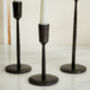 Margo Iron Black Candle Holder Set, thumbnail 3 of 4