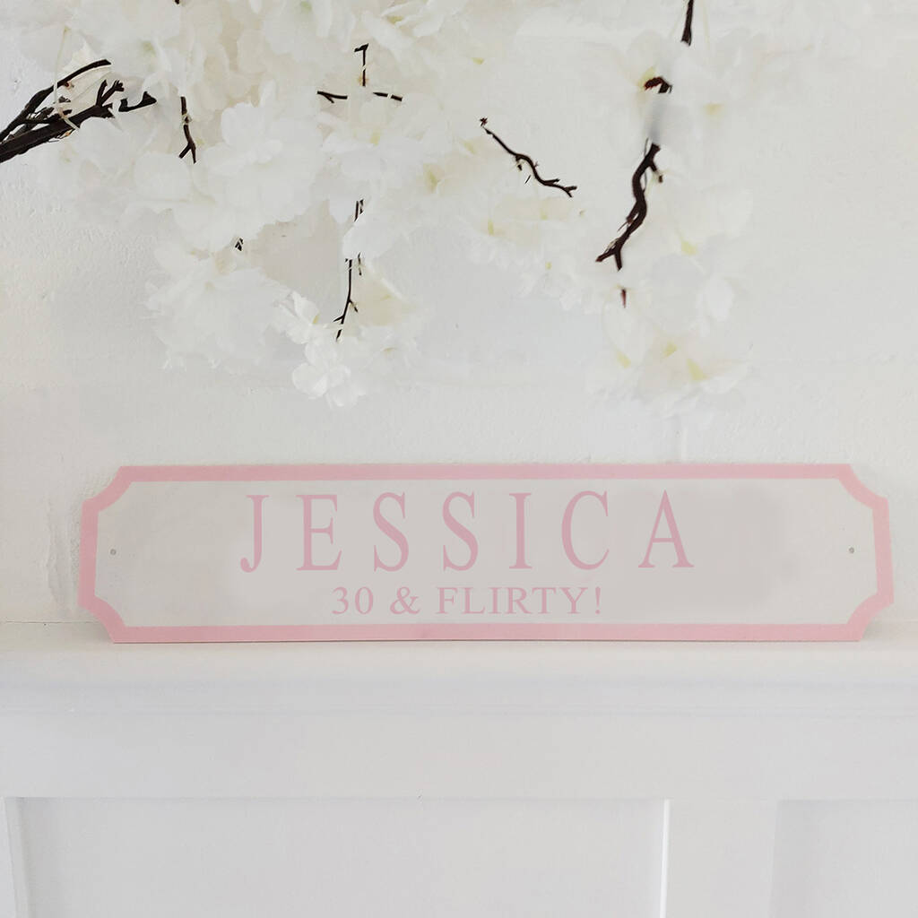 Personalised Special Birthday Street Sign By Daisy Maison