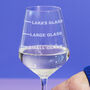 Personalised Drinks Measure Wine Glass For Her Second, thumbnail 3 of 5