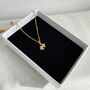 Tiny Jigsaw 'Missing Piece' Charm Rolo Chain Necklace, thumbnail 2 of 4